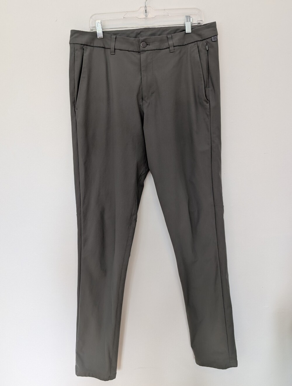 Lululemon Men's Technical Stretch Pants Light Mint Green Minimalist Size 35 Tall